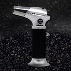 Inflatable Windproof Torch Lighter Outdoor Barbecue Point Carbon Flame Gun Household Kitchen