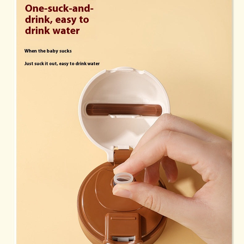 Stainless Steel Thermal Feeding Bottle Water Sup With Handle