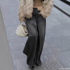 Y2g Waste Soil Wind Front And Back Wear Washed Loose Wide Leg Jeans