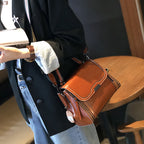 Women's Leather Simple Large Capacity Fashion Messenger Bag