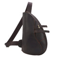 Retro Men's Chest Bag, Saddle Bag, Leather Shoulder Bag, Outdoor Sports Diagonal Bag