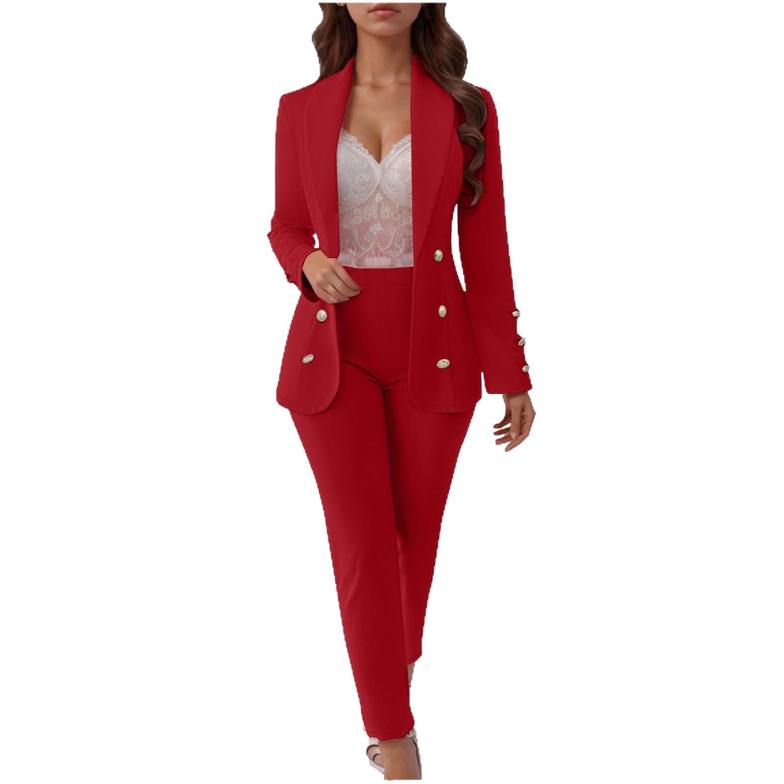 Button Slim Lapel Cardigan Graceful Suit Jacket