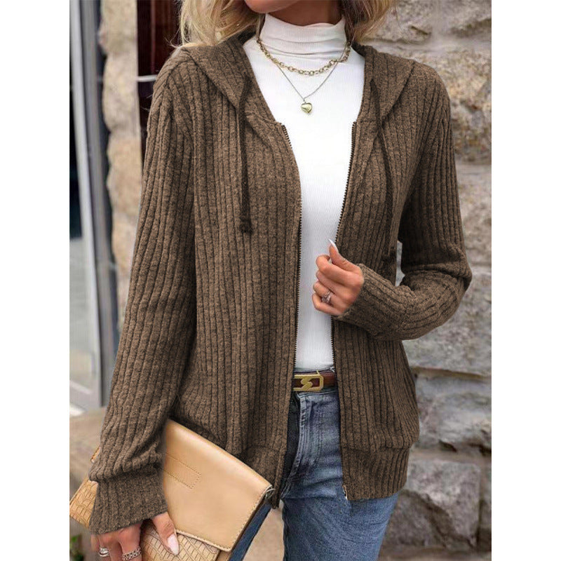 Striped Casual Sweatshirt Loose Sweater